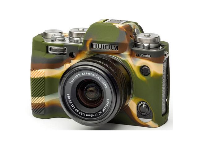 easyCover Silicone Camera Protection Cover for Fuji XT-3, Camouflage