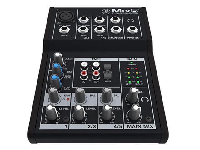 Mackie - Mix5 Compact Mixer - Black - image 8