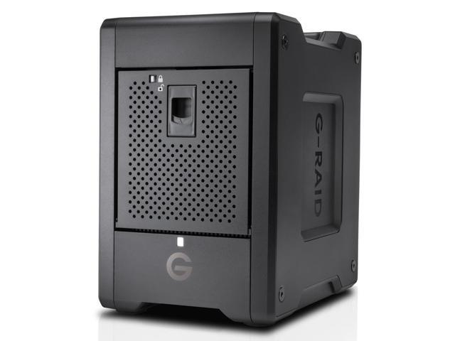 SanDisk Professional G-RAID Shuttle 4-Bay Thunderbolt 3 and USB-C RAID Array with 48TB (4x 12TB) Removable HDD, Bundle with iM2500 Storm Carry-On Case