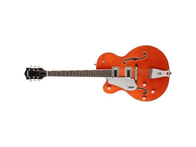 Gretsch G5420LH Electromatic Classic Hollow Body Single-Cut Left-Handed Electric Guitar, Orange Stain