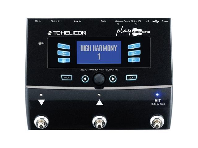 TC Electronic Helicon Play Acoustic 3-Button Vocal & Guitar Effects Stompbox