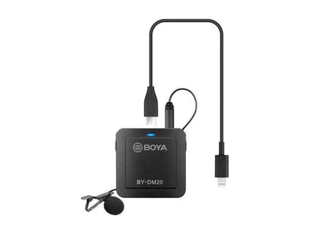 BOYA BY-DM20 Digital Omnidirectional 2-Person Lavalier Interview Kit for iOS Devices, Android Devices & Mac/PC Computers with Lightning, USB-C and...