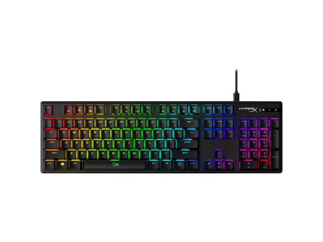 HyperX - Alloy Origins Full-size Wired Mechanical Red Switch Gaming Keyboard with RGB Back Lighting - Black - image 10