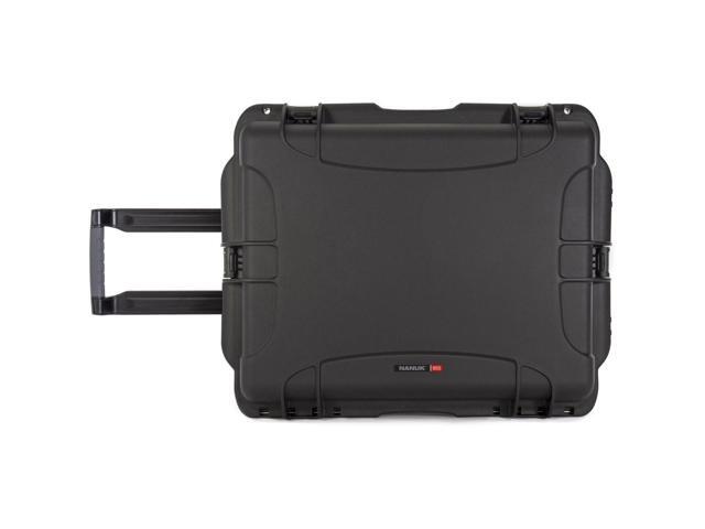 Nanuk Wheeled Series 955 Hard Case with Lid Organizer & Padded Divider, Black