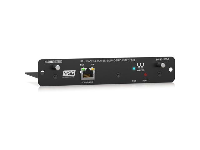 Klark Teknik DN32-WSG Expansion Card for 32-Channel Low-Latency AoIP in WAVES SoundGrid Networks
