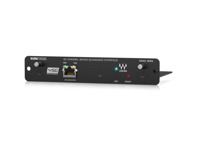 Klark Teknik DN32-WSG Expansion Card for 32-Channel Low-Latency AoIP in WAVES SoundGrid Networks
