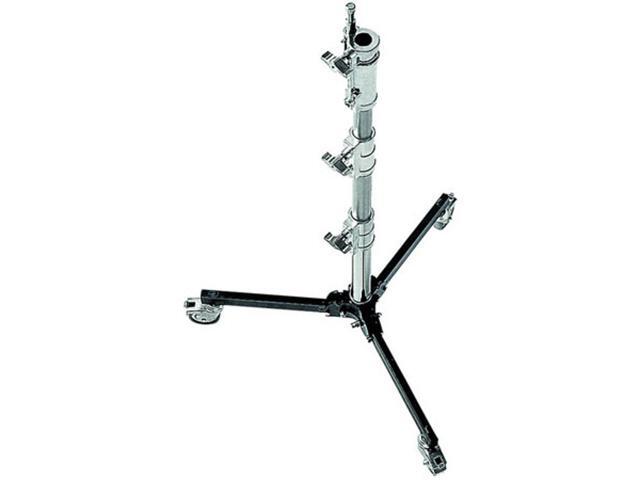 Avenger Junior Roller Low Boy Stand with Combo Head (Chrome/Black, 4')