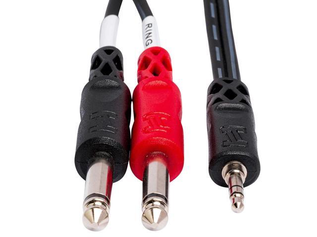 Hosa Technology Hosa 2x 10ft Stereo 3.5mm Male - Two Phone Plugs, Y-Cable