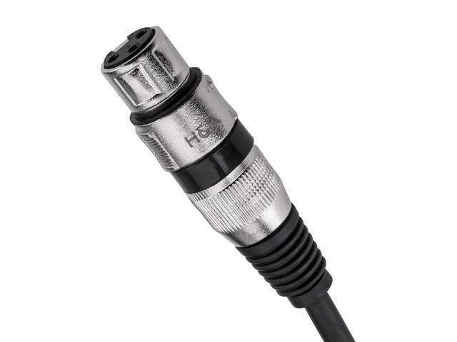 H & A Value Series XLR M to F Professional Microphone Cable - 10'