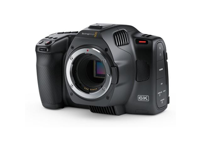 Blackmagic Design Pocket Cinema Camera 6K G2 Bundle with 128GB SD Card, Backpack, 2x Battery, Charger, Screen Protector, SD Card Case, Cleaning Kit