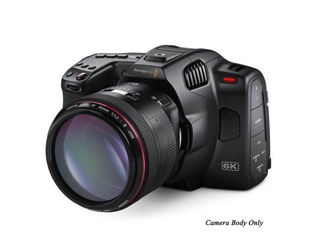 Blackmagic Design Pocket Cinema Camera 6K G2 + 64GB V60 Memory Card + Extra Battery Pack