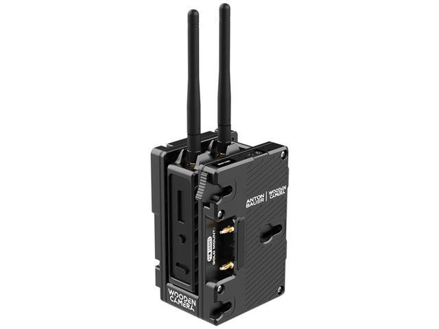 Wooden Camera Dual Battery Plate Cradle for Teradek Bolt LT Transmitter, V-Mount to Gold Mount