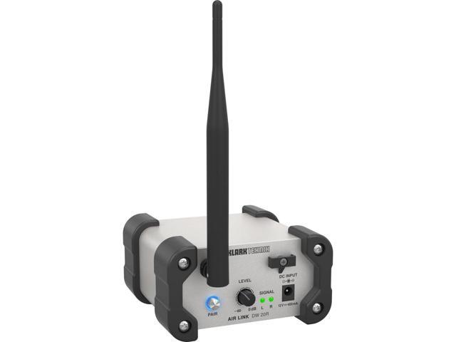 Klark Teknik AIR LINK DW 20BR Bluetooth Wireless Stereo Receiver for High-Performance Stereo Audio Broadcasting