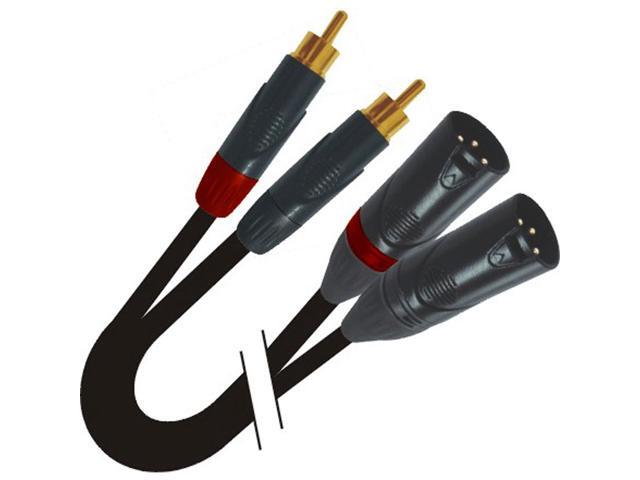 ProX XC-DRXM05 5' Dual RCA-M to Dual XLR3-M Unbalanced Audio Cable