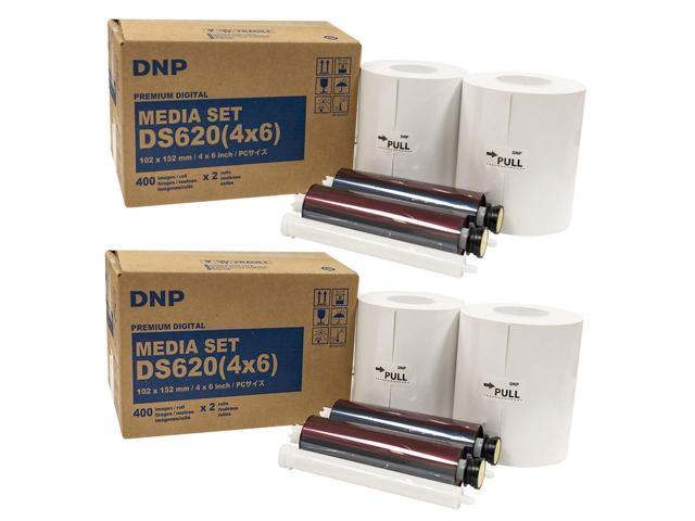 DNP 2x 4x6 Dye Sub Media for DS620A Printer 400 Prints Per Roll 2 Piece - image 4