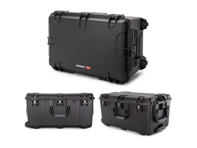 Nanuk Wheeled Series 965 Waterproof Hard Case without Foam Insert, Black