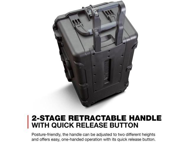 Nanuk Wheeled Series 965 Waterproof Hard Case without Foam Insert, Black