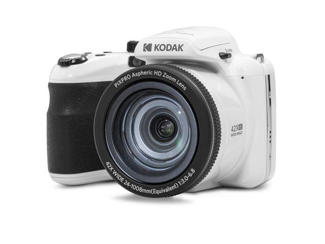 Kodak PIXPRO AZ425 Astro Zoom 20MP Full HD Digital Camera, White, Bundle with 32GB Memory Card and Camera Bag