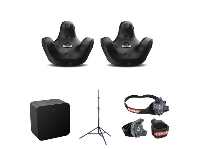 HTC 3 Pack VIVE Tracker (3.0) with Base Station 1.0, Stand, Straps