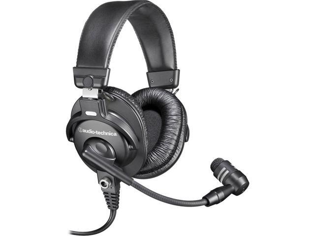 Audio-Technica BPHS1 Broadcast Closed-Back Stereo Headset, Black, 3-Pack
