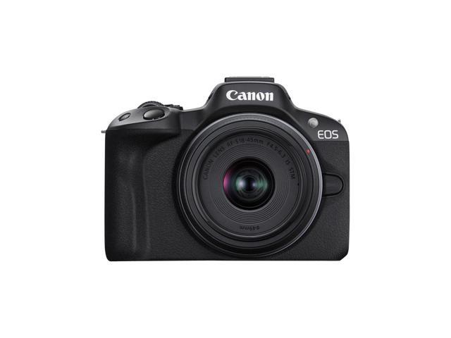 Canon - EOS R50 4K Video Mirrorless Camera with RF-S18-45mm f/4.5-6.3 IS STM Lens - Black - image 3