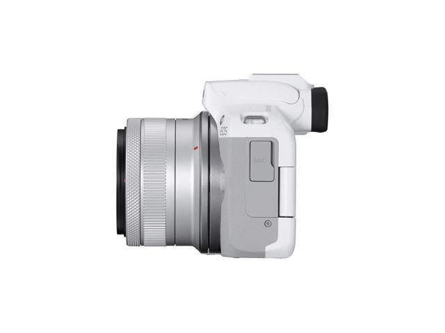 Canon - EOS R50 4K Video Mirrorless Camera with RF-S18-45mm f/4.5-6.3 IS STM Lens - White - image 5