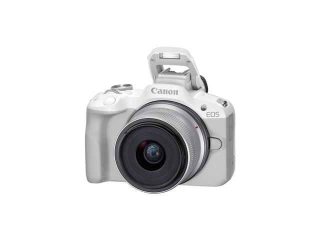 Canon - EOS R50 4K Video Mirrorless Camera with RF-S18-45mm f/4.5-6.3 IS STM Lens - White - image 4