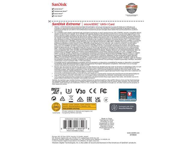 SanDisk - Extreme 256GB microSDXC UHS-I Memory Card for Gaming - image 9