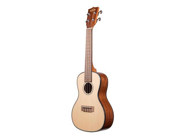 Kala KA-SCG Solid Spruce Top Gloss Concert Ukulele, Natural