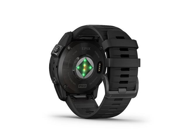 Garmin - epix Pro (Gen 2) Sapphire Edition 51mm Fiber-Reinforced Polymer - Carbon Gray DLC Titanium with Black Band - (2024) - image 9
