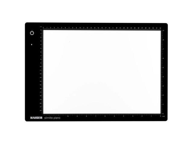 Kaiser Slimlite Plano 5000K 10.5x15.5' Battery/AC Lightbox with USB Cable and Charging Adapter