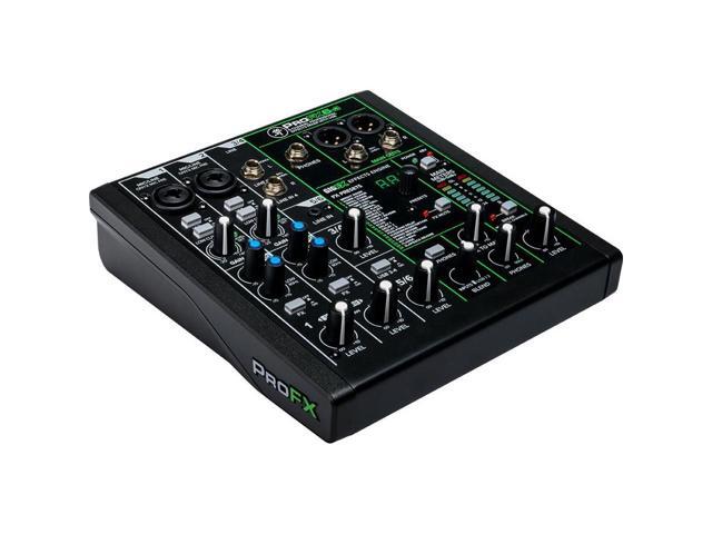 Mackie ProFXv3 6-Channel Professional Effects Mixer with USB + Software Bundle - Bundle With Mackie Carry Bag for ProFX6v3 Mixer, 20' Heavy Duty...