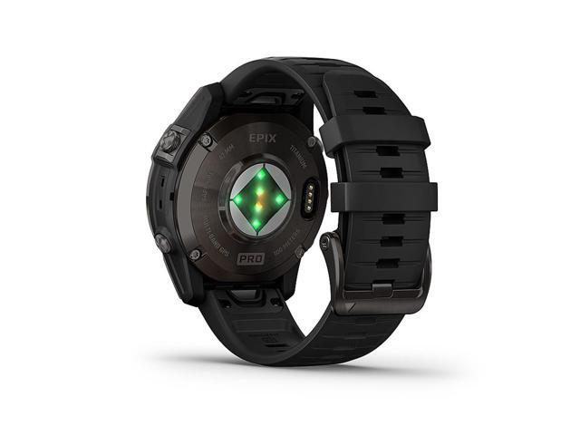 Garmin - epix Pro (Gen 2) Sapphire Edition 47mm Fiber-Reinforced Polymer - Carbon Gray DLC Titanium with Black Band - (2024) - image 8