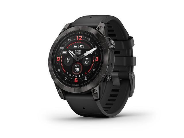 Garmin - epix Pro (Gen 2) Sapphire Edition 47mm Fiber-Reinforced Polymer - Carbon Gray DLC Titanium with Black Band - (2024) - image 5