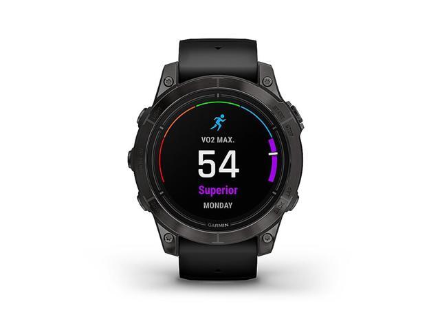 Garmin - epix Pro (Gen 2) Sapphire Edition 47mm Fiber-Reinforced Polymer - Carbon Gray DLC Titanium with Black Band - (2024) - image 6