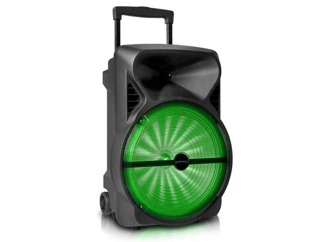 Technical Pro PB1402 Rechargeable 12' Bluetooth Speaker with Battery Backup and LED Woofer