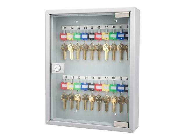 BARSKA OPTICS CB12952 BARSKA OPTICS CB12952 20 Keys Lock Box Gray W/ Glass Door
