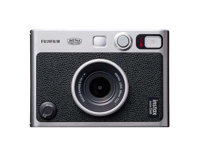 Fujifilm Instax Mini Evo Instant Film Camera, Black + Accessories Kit