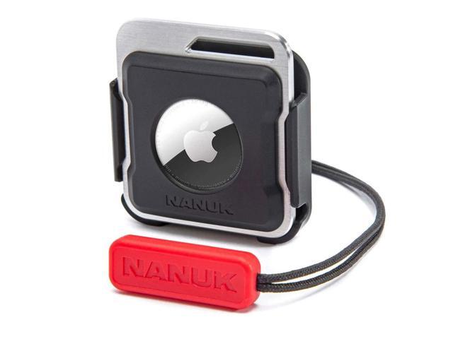 Nanuk 925 Waterproof Hard Case with Lid Organizer and Padded Divider, Bundle with AirTag Holder, Black