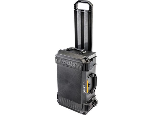 Pelican V525 Vault Rolling Case with Foam, Black #VCV525-0000-BLK