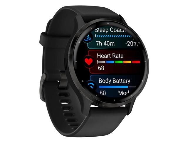 Garmin - Venu 3 GPS Smartwatch 45 mm Fiber-reinforced polymer - Stainless Steel and Black - (2023) - image 10