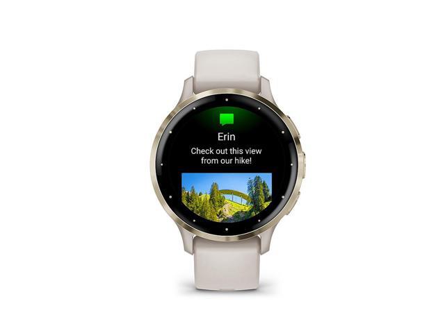 Garmin - Venu 3S GPS Smartwatch 41 mm Fiber-reinforced polymer - Stainless Steel and Ivory - (2023) - image 7