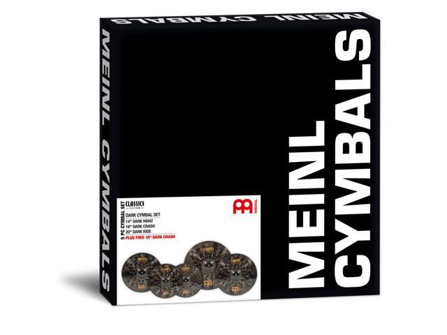 Meinl Classics Custom Dark Bonus Cymbal Set with Free 18' Crash Cymbal