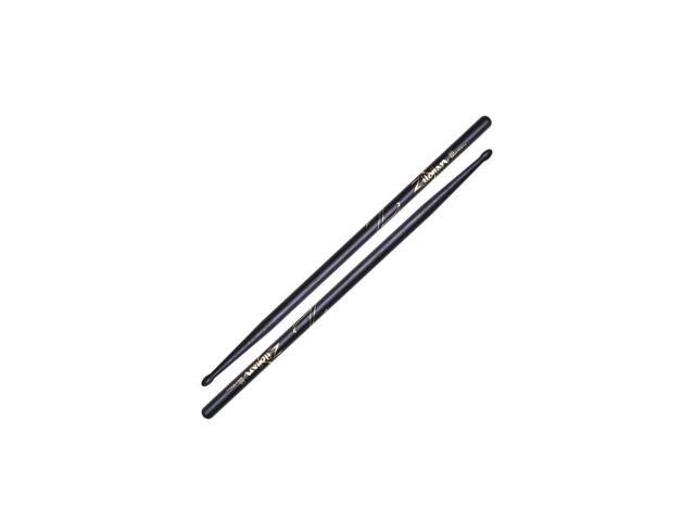 Zildjian Hickory Series 5A Wood Drumsticks, Pair, Black #Z5AB