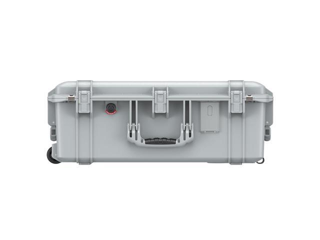 Pelican 1595 Air Wheeled Waterproof Hard Case with Foam Insert, Silver