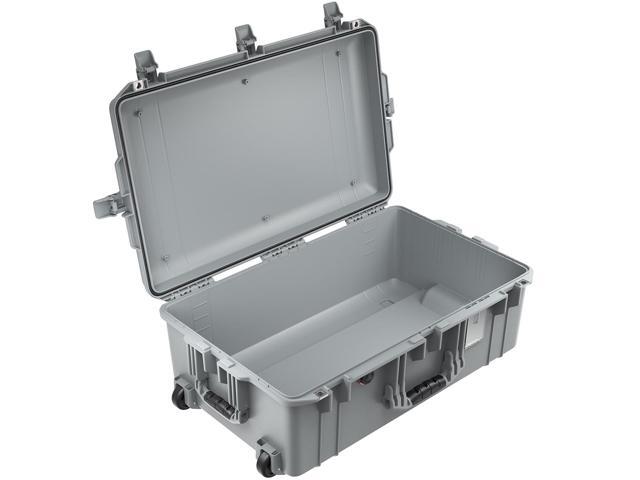 Pelican 1595 Air Wheeled Waterproof Hard Case with Foam Insert, Silver