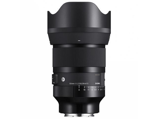 Sigma 50mm f/1.2 DG DN Art Lens for Sony E, Bundle with 72mm Filter Kit, Soft Lens Case, Lens Cleaner, Lens Cap Tether and Cleaning Kit