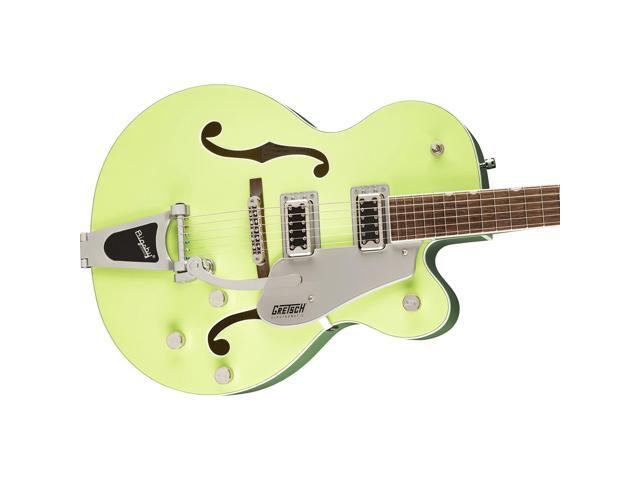 Gretsch G5420T Electromatic Classic Hollow Body Single-Cut with Bigsby Electric Guitar, Laurel Fingerboard, TwoTone Anniversary Green