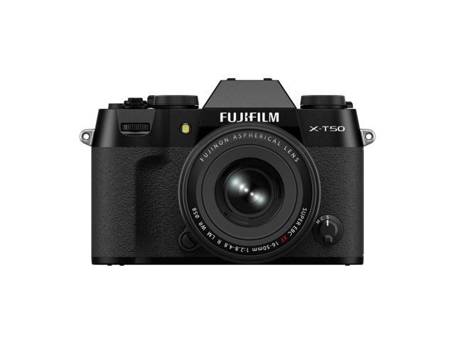 Fujifilm X-T50 Mirrorless Digital Camera XF16-50mmF2.8-4.8 R LM WR Lens Kit - Black