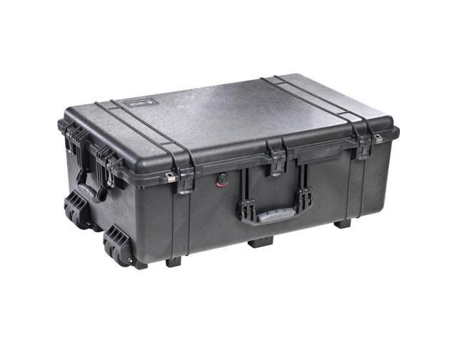 Pelican 1650 Watertight Wheeled Hard Case with TrekPak Divider System, Black